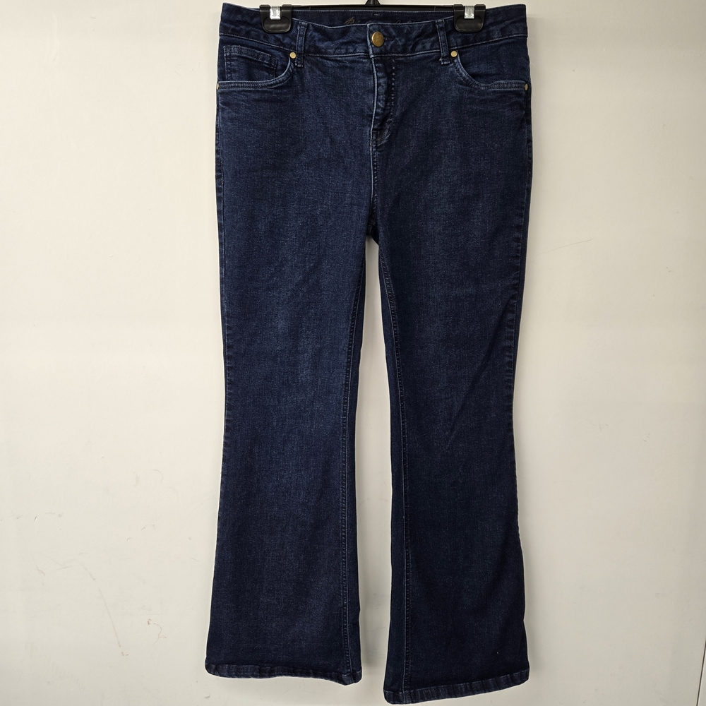 Culture Annie Fit Mid Waist Blue Denim Jeans Size 14